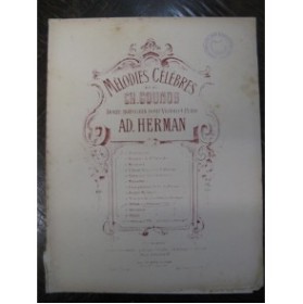 HERMAN A. Prélude Gounod Piano Orgue Violon XIXe