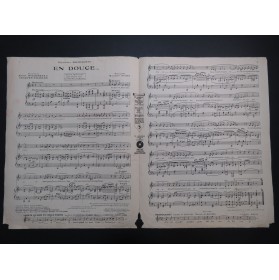 YVAIN Maurice En douce Chant Piano 1922