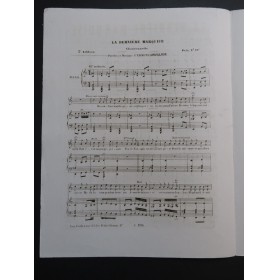 L'HUILLIER Edmond La Dernière Marquise Chant Piano 1850