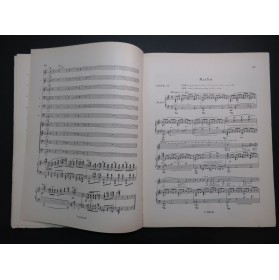 ALBENIZ Isaac Merlin Opéra Chant Piano 1906