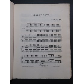 HAHN Reynaldo Portraits de Peintres Albert Cuyp Piano 1896