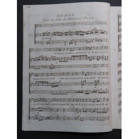 MARTINI Troisième Recueil de Petits Airs de Chant Piano ou Harpe ca1790