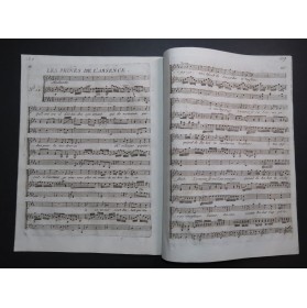 MARTINI Troisième Recueil de Petits Airs de Chant Piano ou Harpe ca1790