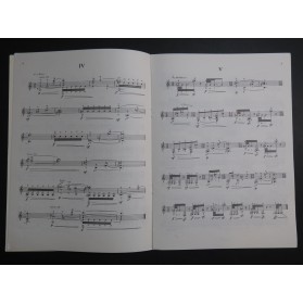 LABROUVE Jorge Dix Esquisses Guitare 1980