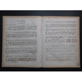 MASINI F. Chant de Proscrit Chant Piano ca1840