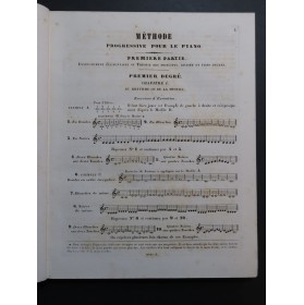 BERG Conrad Méthode Progressive pour Piano ca1845