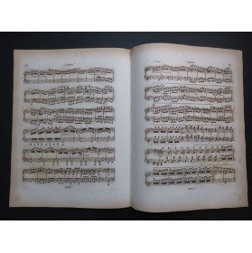 CZERNY Charles Variations Weigl op 40 Piano 4 mains ca1825
