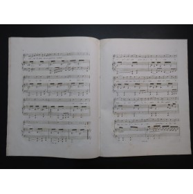 SCHUBERT Franz La Jeune Religieuse Ballade op 43 Chant Piano ca1835