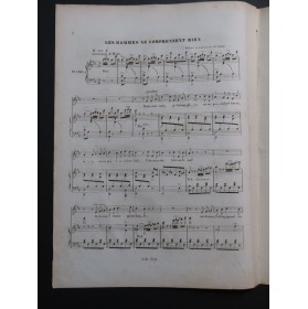PUGET Loïsa Les Hommes ne comprennent rien Chant Piano ca1840