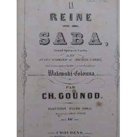 GOUNOD Charles La Reine de...