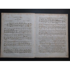 LABARRE Théodore La Chasse au Cerf Chant Piano ca1840