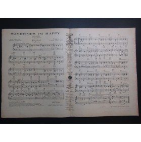 YOUMANS Vincent Sometimes I'm Happy Piano 1927