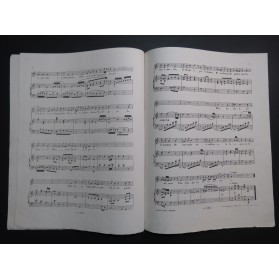 SAINT-SAËNS Camille Menuet Chant Piano ca1872