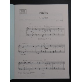ANDRÈS Bernard Epices 2e Cahier Harpe 1992