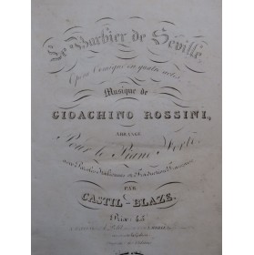 ROSSINI G. Le Barbier de...