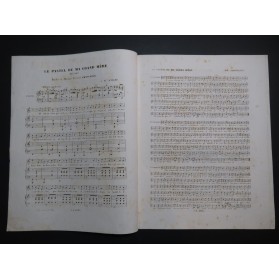 LHUILLIER Edmond Le Pastel ma Grand Mère Chant Piano ca1840