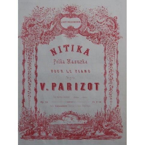PARIZOT Victor Nitika op 16 Piano ca1850