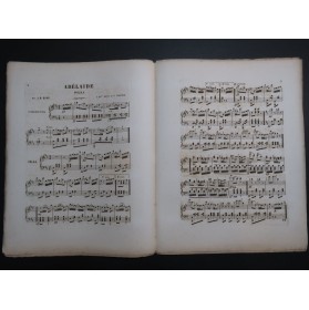 DIAS Jean-Baptiste Adelaïde Polka Dédicace Piano ca1850