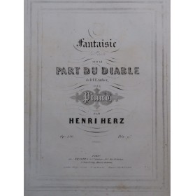 HERZ Henri Fantaisie sur La...