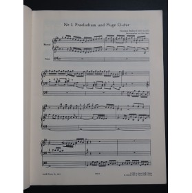 BRUHNS Nicolaus Orgelwerke Pièces pour Orgue 1967