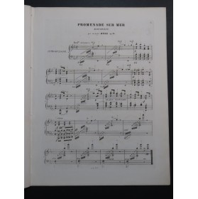 HERZ Jacques Promenade sur mer op 66 Piano ca1860