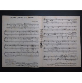 FRIML Rudolf Dear Love My Love Piano 1920
