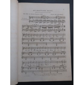 REEVE G. W. My Beautiful Rhine Chant Piano ca1830