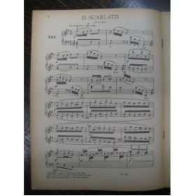 SCARLATTI D. Sonate No 349 Clavecin 1929