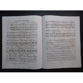 CHERET P. Les Adieux d'une sœur Chant Piano ca1840
