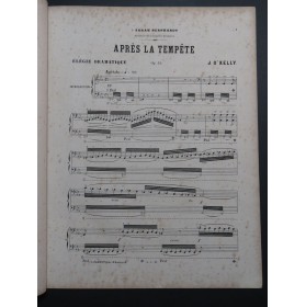 O'KELLY Joseph Après la Tempête op 53 Piano ca1876