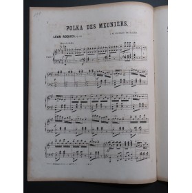 ROQUES Léon Polka des Meuniers op 65 Piano ca1865