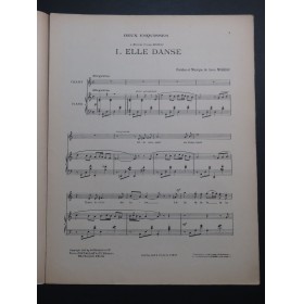 MOREAU Léon Elle danse Chant Piano 1925