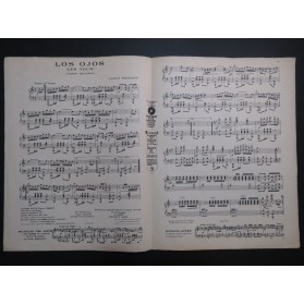 GRANATO Carlo Los Ojos Tango Milonga Piano 1925