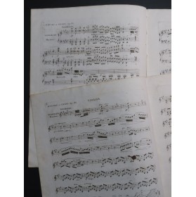 SCHUNKE Charles ERNST H. W. Introduction Variations op 26 Piano Violon ca1835