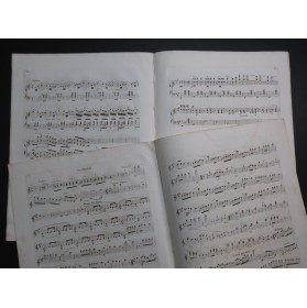 SCHUNKE Charles ERNST H. W. Introduction Variations op 26 Piano Violon ca1835