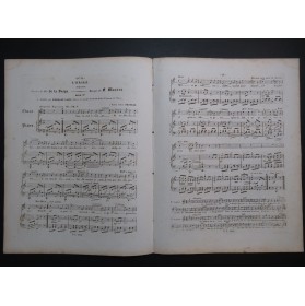 MASINI F. L'Exilé Chant Piano ca1840
