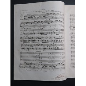 BATTON D.-A. La Fenêtre Secrète No 9 Chant Piano ou Harpe ca1820