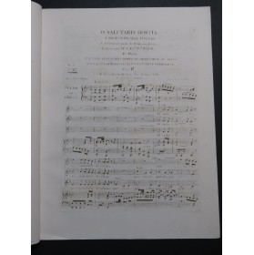 PAER Ferdinand O Salutaris Hostia Chant Piano ou Orgue ca1850