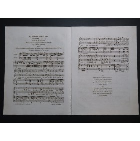WERY Nicolas-Lambert Parlons plus Bas Chant Piano ou Harpe ca1830