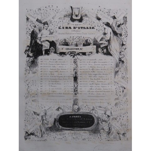 DONIZETTI G. Preghiera Chant Piano ca1840