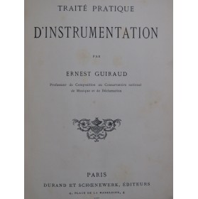 GUIRAUD Ernest Traité...
