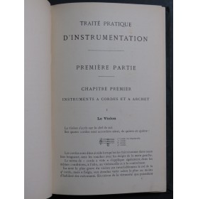 GUIRAUD Ernest Traité Pratique d'Instrumentation ca1890