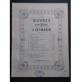 LEYBACH J. Fantaisie sur Carmen de Bizet op 203 Piano