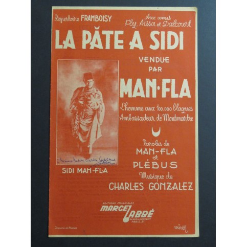 La Pâte à Sidi Charles Gonzalez Dédicace Blébus Chant Piano 1943