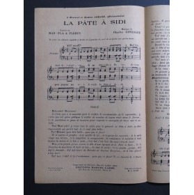 La Pâte à Sidi Charles Gonzalez Dédicace Blébus Chant Piano 1943