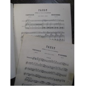 GUICHARD M. Faust Gounod Violon Piano 1870
