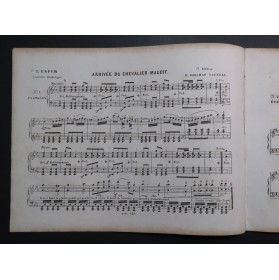 BOHLMAN SAUZEAU Henri L'enfer Quadrille Fantastique Piano ca1850