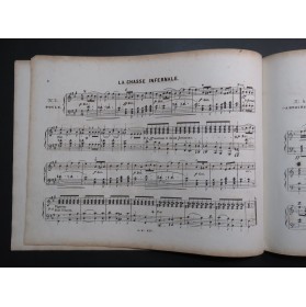 BOHLMAN SAUZEAU Henri L'enfer Quadrille Fantastique Piano ca1850