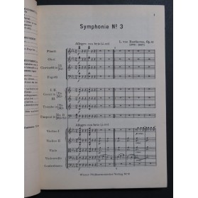 BEETHOVEN Symphonie No 3 Orchestre