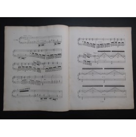 LAMBERT Lucien Au Clair de la Lune Variations et Final Piano ca1860